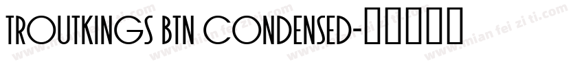 Troutkings BTN Condensed字体转换